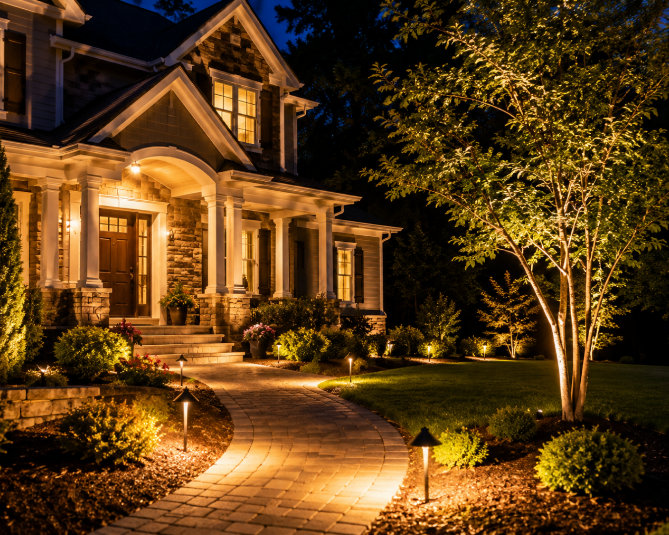 outdoor lighting service